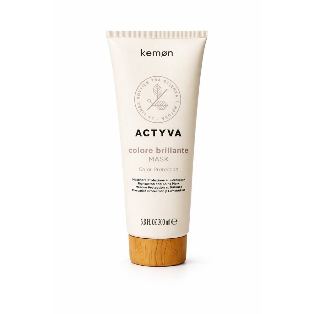 Kemon Actyva Colore Brillante Mask 6.8 fl oz Color Protection – Professional